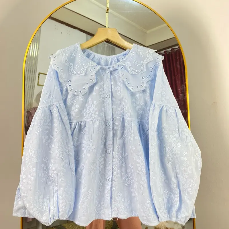 ATASAN BORDIR MOTIF BUNGA PREMIUM ORI BKK ATASAN WANITA KEKINIAN 2