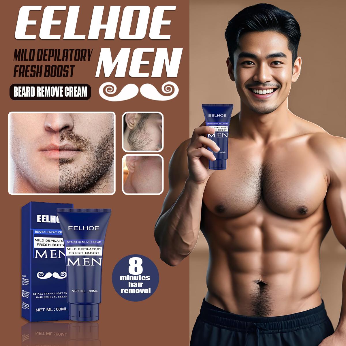 EELHOE Krim Penghilang Bulu pria Permanen Hair Removal Cream Brewok Perontok bulu Cepat Aman Tanpa Efek Samping Hair Removal Cream 60ml Jenggot Wax EELHOE Krim Penghilang Bulu pria Permanen Hair Removal Cream Brewok Perontok bulu Cepat Aman Tanpa Efek Samping Hair Removal Cream 60ml Jenggot Wax