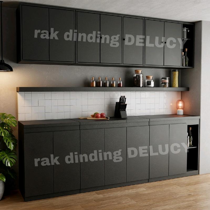 Kitchen Set Lemari Dapur Kabinet Dapur Atas Bawah Minimalis  Multifungsi Serbaguna 2