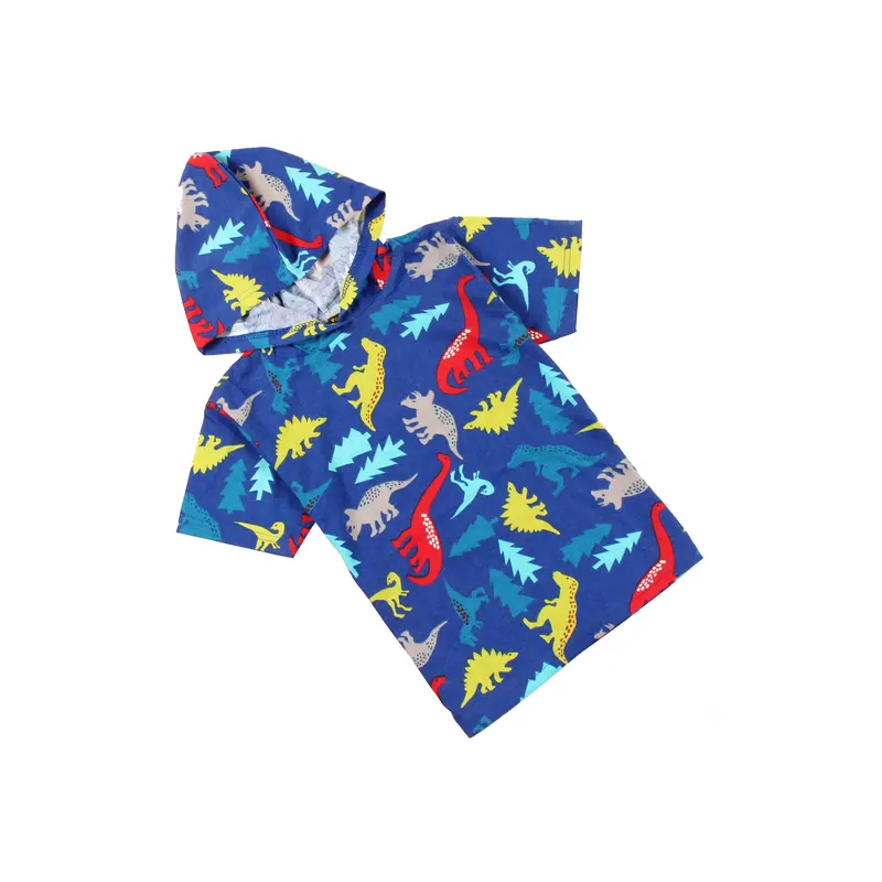 KAOS ATASAN HOODIE ANAK PRINTING DINO CEMARA BAJU ATASAN ANAK 1-7 TAHUN FASHION 1