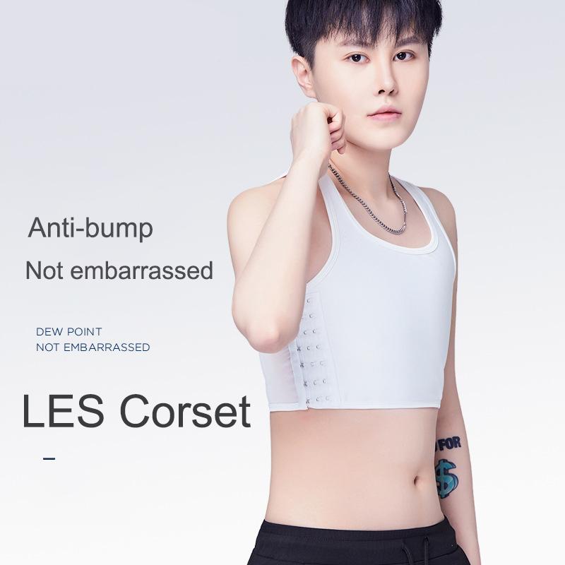 Áo Nịt Ngực Định Hình, Áo Ống, Đồ Lót Thể Thao, Giảm Ngực, Chống Sốc, Nén, Cường Độ Cao, Thích Hợp Cho Nữ, Phù Hợp Với Học Sinh