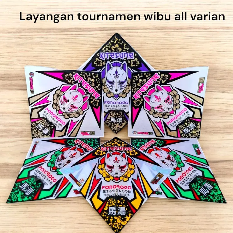10 PCS LAYANGAN SUKHOI TOURNAMEN WAROK WIBU JAPAN LIMITED EDITION 0