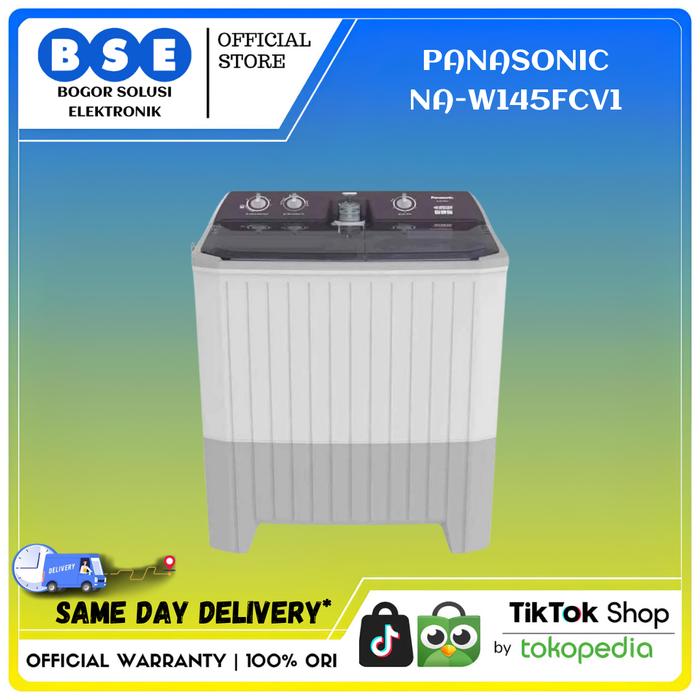 Gambar MESIN CUCI 2 TABUNG 14KG PANASONIC NA-W145FCV1 14KG TWIN TUB PANASONIC dari Bogor Solusi Elektronik Kab. Bogor Tokopedia