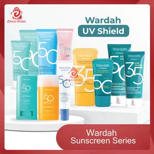 ENVIO - Wardah Sunscreen Series - UV Shield Airy Smooth SPF50/Aqua Fresh SPF50/Active Protection SPF50/Essential Sunscreen SPF35 / Light Matte Sun Stick
