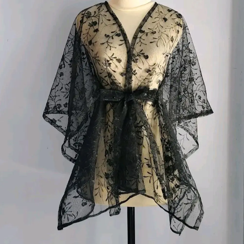 Outer Brukat Renda Plus Tali Pita Modern