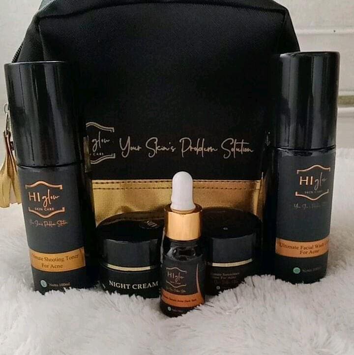 PAKET HI GLOW (NIGHT GLOW/ACNE DARK SPOT/REMOVE SPOT/ACNE PRONE) ORIGINAL 0