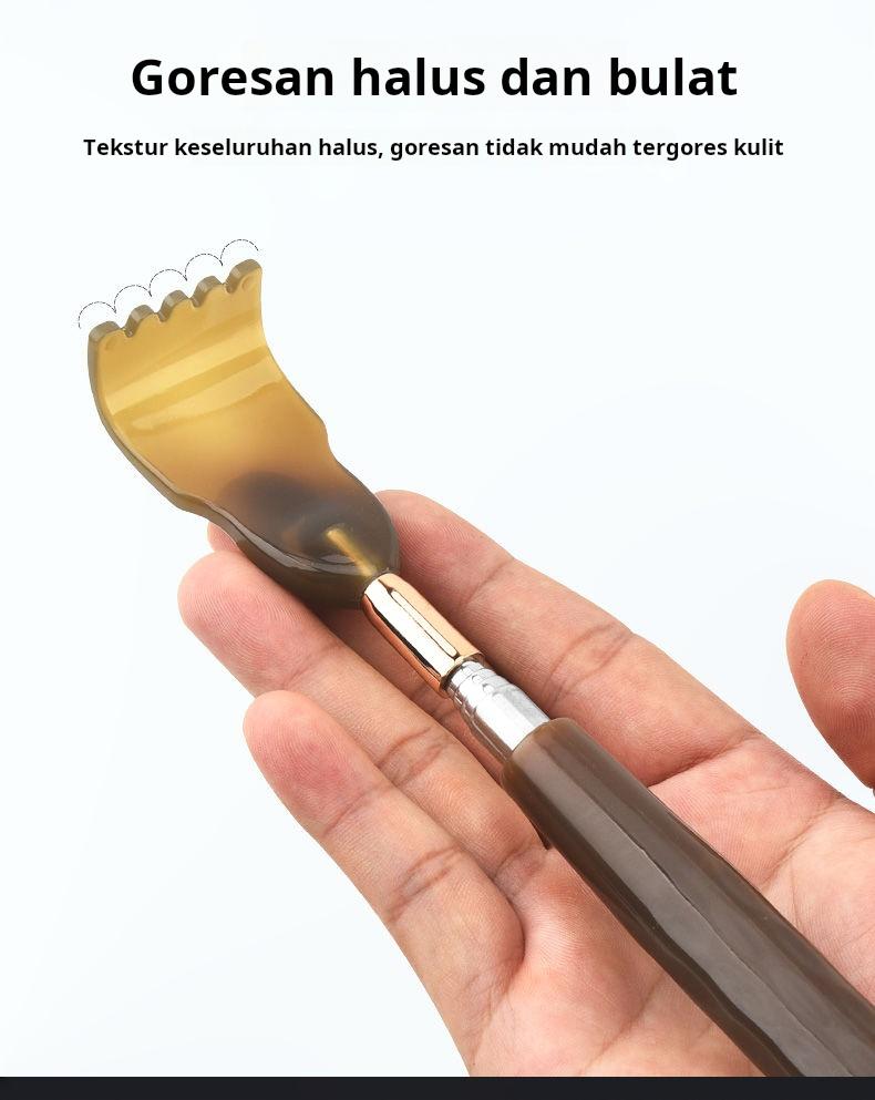 Product Introduction of Tanduk sapi yang dapat ditarik kembali, jaring gatal gatal multifungsi merah multifungsi menggaruk punggung 7