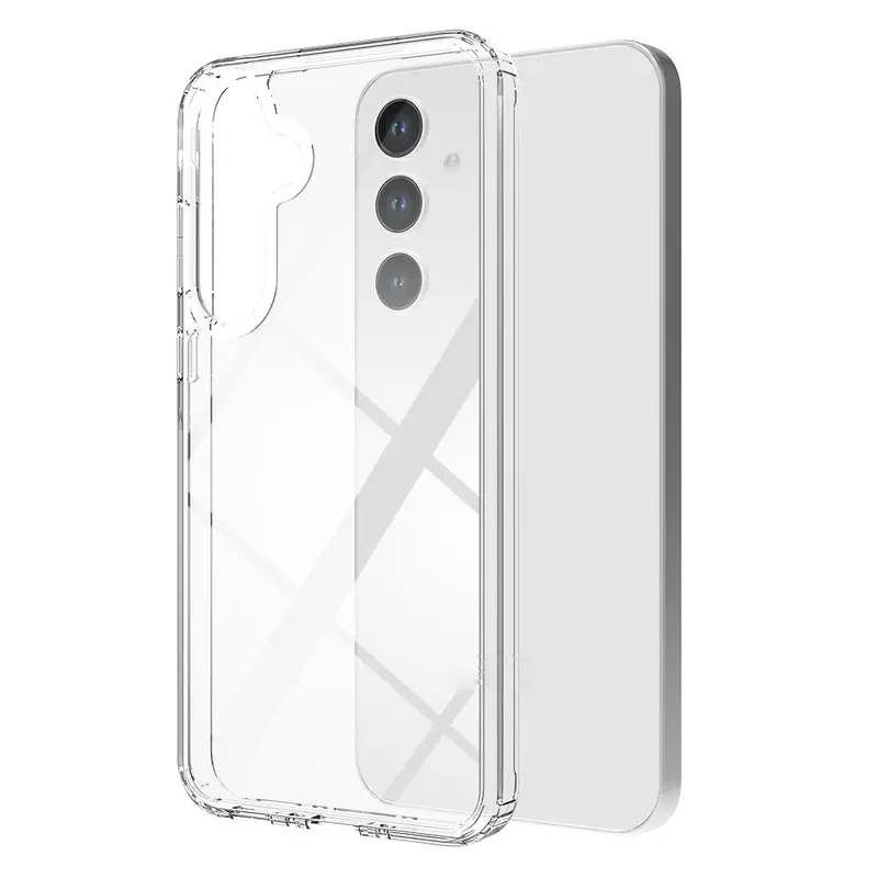 ACRYLIC Clear Case SAM A55 A15 A35 A25 A14 A54 A34 A24 4G 5G Casing Fuze Hybrid Bening Crystal Shockproof 7