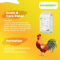 Gambar KALBE KALMIXBRO PREMIX TERNAK UNGGAS @100 gram (Sachet) - Multivitamin, Mineral dan Asam Amino Pemacu Tumbuh & Fertilitas Unggas - 100 G dari Kalbe Animal Health Kota Administrasi Jakarta Timur 4 Tokopedia