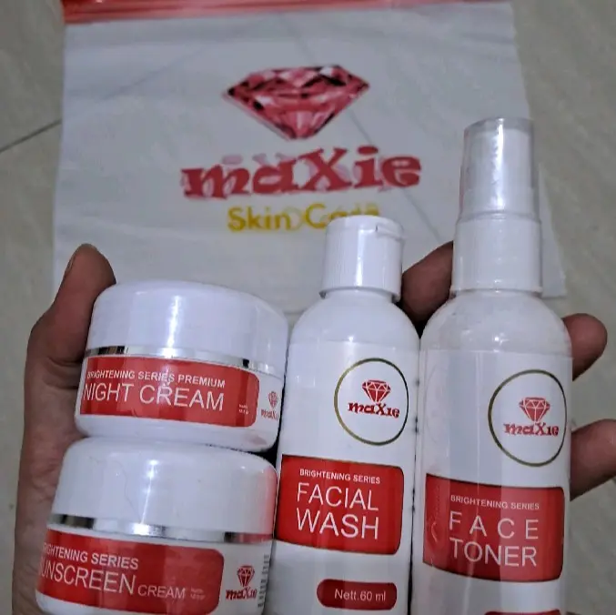 maxie glow skincare paket hemat 4in1/ 4.produk