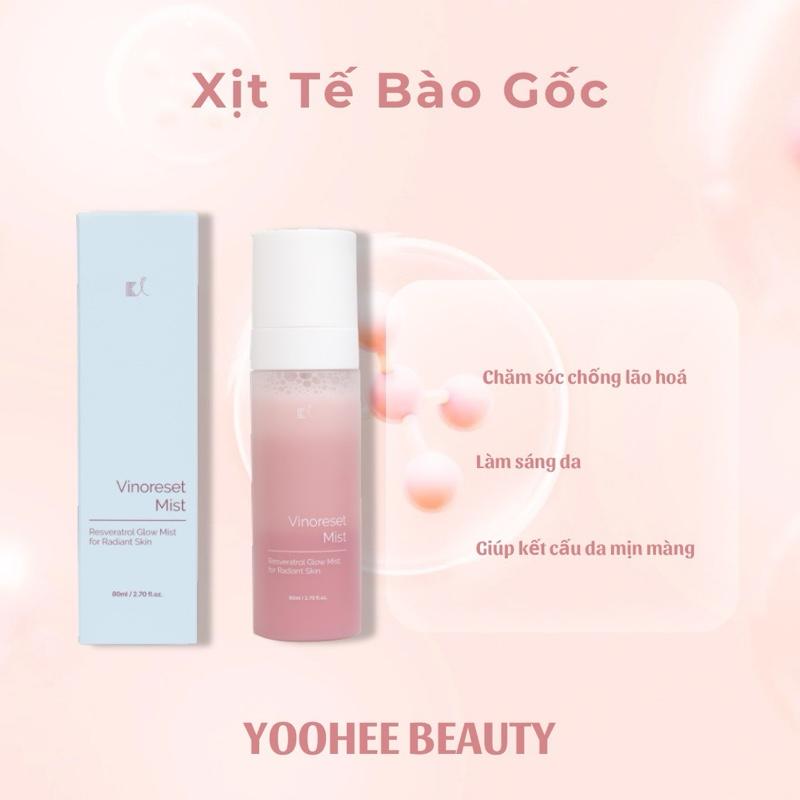 A2- 80ml Xịt tế bào gốc KI Resveratrol Glow Mist for Radiant Skin