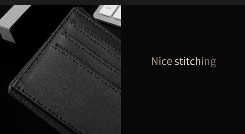 Product Introduction of Tigernu Men's Wallet PU Leather Purse Fashion Men Short Wallet Business Coin Pocket Credit Card Holder Male Small Money Bags With Gift Box Member Price T-S8008 23