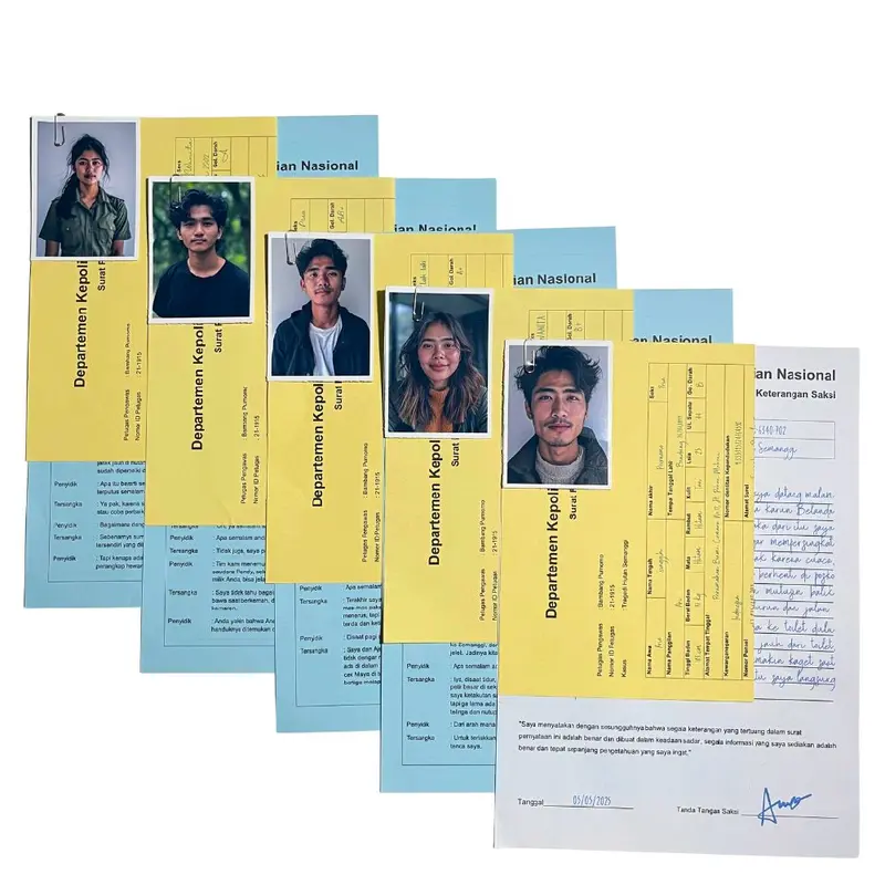 [Case #002] Unsolved Case File Indonesia "Tragedi Hutan Semanggi" 3enang_Merah Game Board File Detektif 7