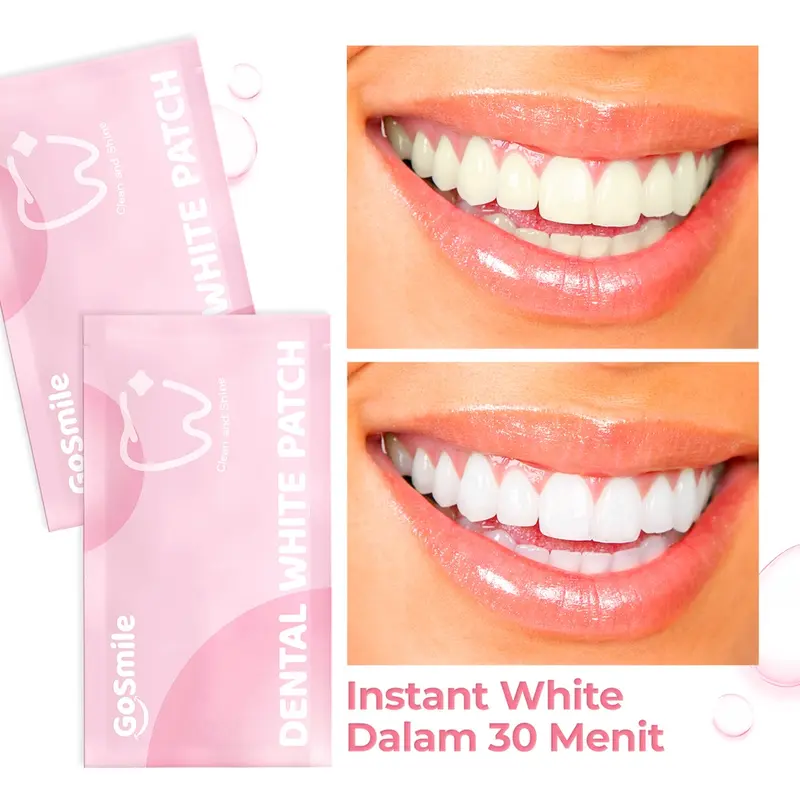 Go Smile Dental White Patch - Untuk Memutihkan Gigi seperti Bleaching dengan Glycerin Menthol dan PVP [BPOM] 2