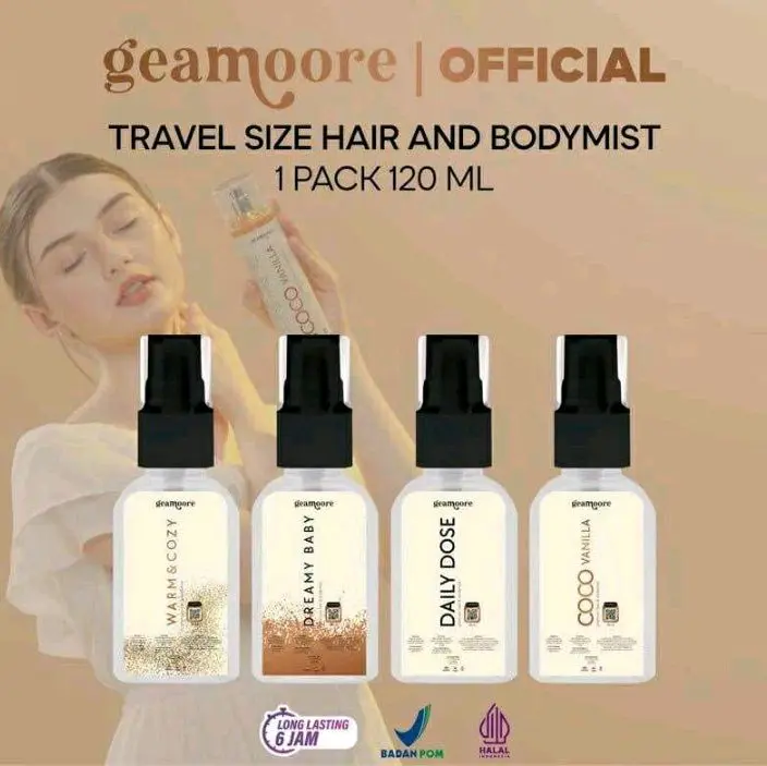 farfum geamore, dari pusat, untuk mengharumkan tubuh kita, rambut baju dll. 4