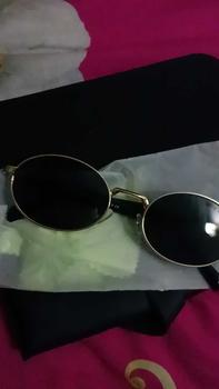 Product Review of Kacamata Hitam Wanita Fashion Oval ABL9000PR Full Set Box dan lap Sunglasses from A**a 1