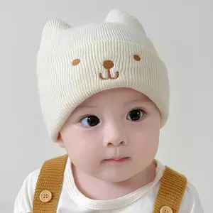 Kupluk Cattes Bayi - 5 Tahun / Import Topi Baby Rajut Premium Balita Anak Laki Laki Perempuan 1 tahun 0-6 6-12 Bulan Lucu New Born Kiosbalitafawa