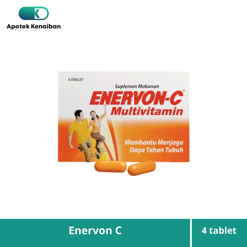 Enervon C Strip 4 Tablet / Vitamin C 500 / Suplemen Daya Tahan Tubuh 0