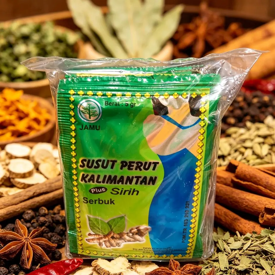 jamu serbuk sehat susut perut Kalimantan  ORIGINAL isi 10 bungkus