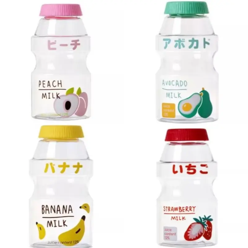 BOTOL MINUM LUCU AESTHETIC PLASTIK BENTUK YA KUL FREE BPA (BISA COD) Bottles Water Kitchenware 5
