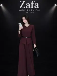 Setelan Wanita Hitam Elegan | Look Kantoran & Formal | Zafa New Fashion Hongkong