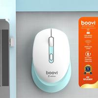 Gambar Boovi M340 Wirelss Mouse Untuk Windows MacOS - 2.4GHz Wireless Ringan Garansi 1 Tahun - Black dari Boovi Official Kota Administrasi Jakarta Barat 1 Tokopedia