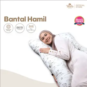 NAFA BABY – Bantal Hamil Dua Sisi Premium | Bantal Tidur Nyaman & Penyangga Perut Ibu Hamil | Perlengkapan Bumil
