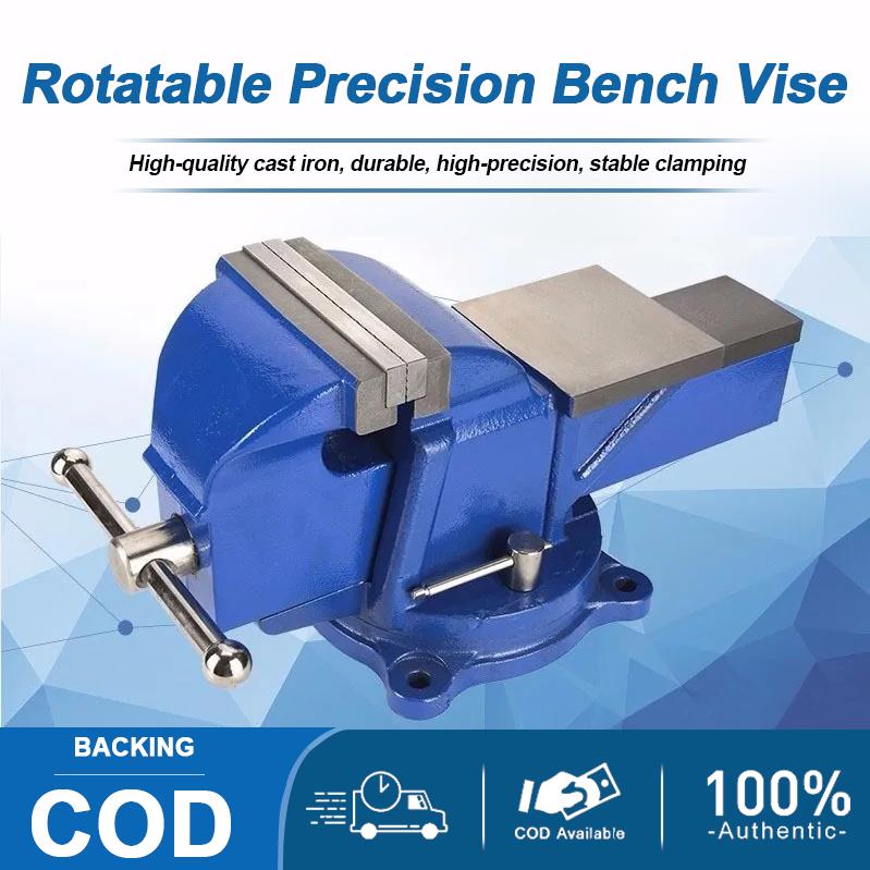 【Ready Stock】 6 Inch Swivel Base Bench Steel Vice Heavy Duty - TikTok ...