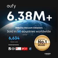 Gambar Eufy E25 Omni Robot Vacuum and Mop Combo, HydroJet System, 20,000Pa Turbo Suction, Zero-Tangle Design, Edge-to-Corner Deep Cleaning, Obstacle Avoidance, Auto-Empty & Self-Cleaning All-in-One Station - T2353 - Black dari Anker Indonesia Kota Administrasi Jakarta Utara 3 Tokopedia