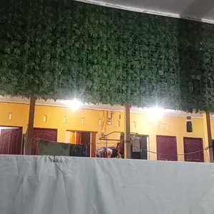 Dekorasi Rumah Rumput Dinding Sintetis 3x1 Meter Daun Sintetis Dinding Pagar