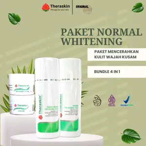 Theraskin Paket Normal Pemutihan Mencerahkan Wajah mengHidrasi Kulit Kering Vitamin Perawatan Kulit