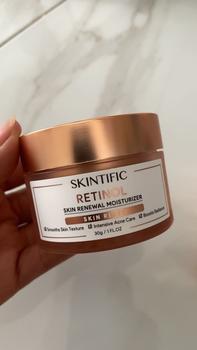 Product Review of SKINTIFIC Retinol 2pcs Set Retinol Skin Renewal Serum 20ml+Retinol Skin Renewal Moisturizer 30g Retinoid Memudarkan Garis Halus Memudarkan Kerutan Menghaluskan Tekstur Kulit Anti Aging Menyamarkan Garis Halus Meratakan Warna Kulit Merawat Kulit from L**a S**i 2