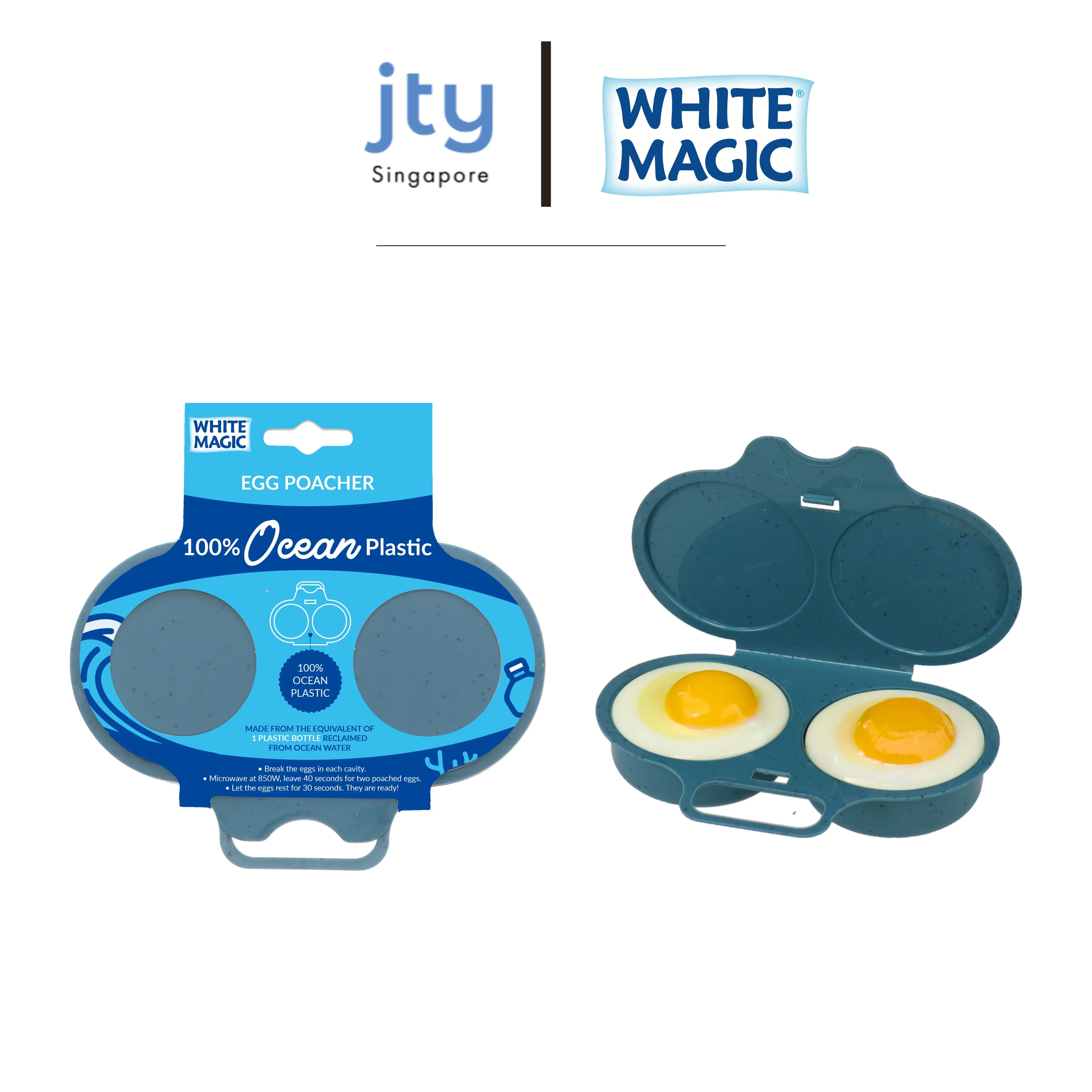 White Magic Microwave Egg Poacher Kitchen Utensils