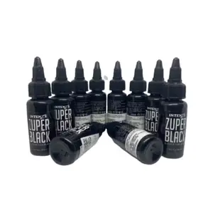 ZuperBlack 15ml INTENZE tinta tato berkualitas tinta zuperblack ink melab