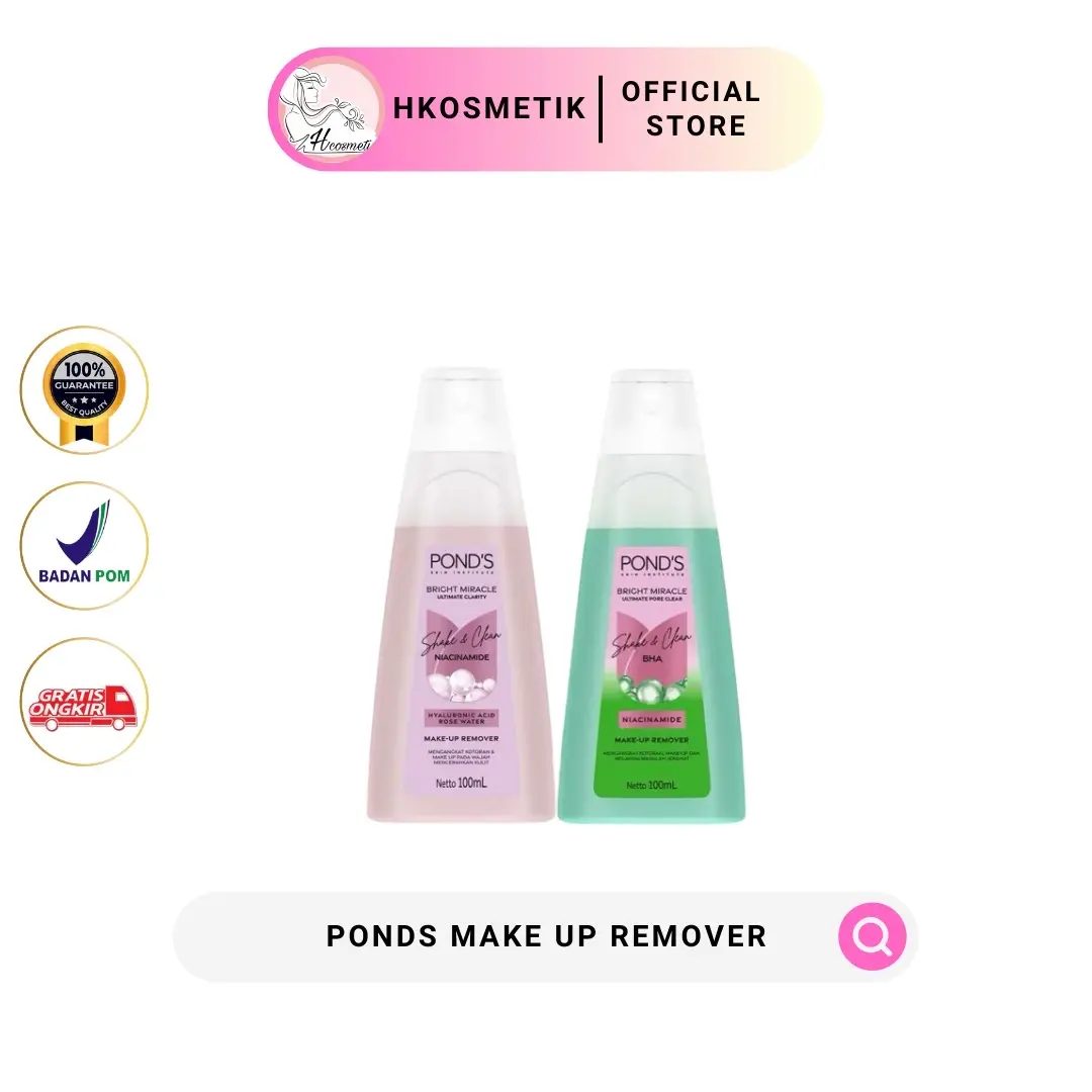 Pond’s Shake & Clean Bright Beauty Makeup Remover 100ml