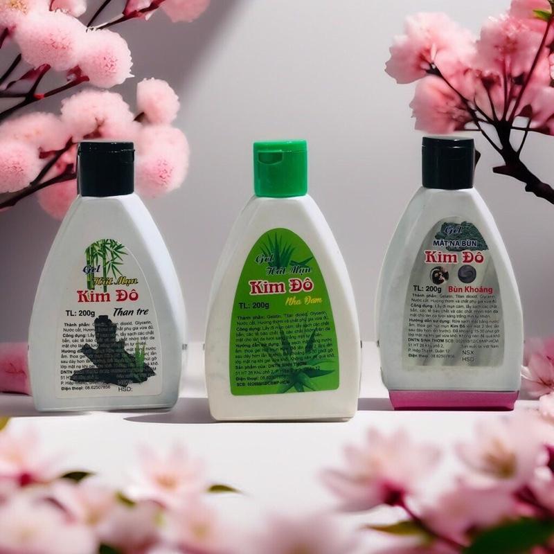  Kim Đô Gel Lột Mụn Nha Đam Than Tre Bùn Khoáng 200g Kết Hợp Giấy 25 Miếng Loại Bỏ Mụn Đầu Đen Cám Bụi Bẩn Tế Bào Chết 