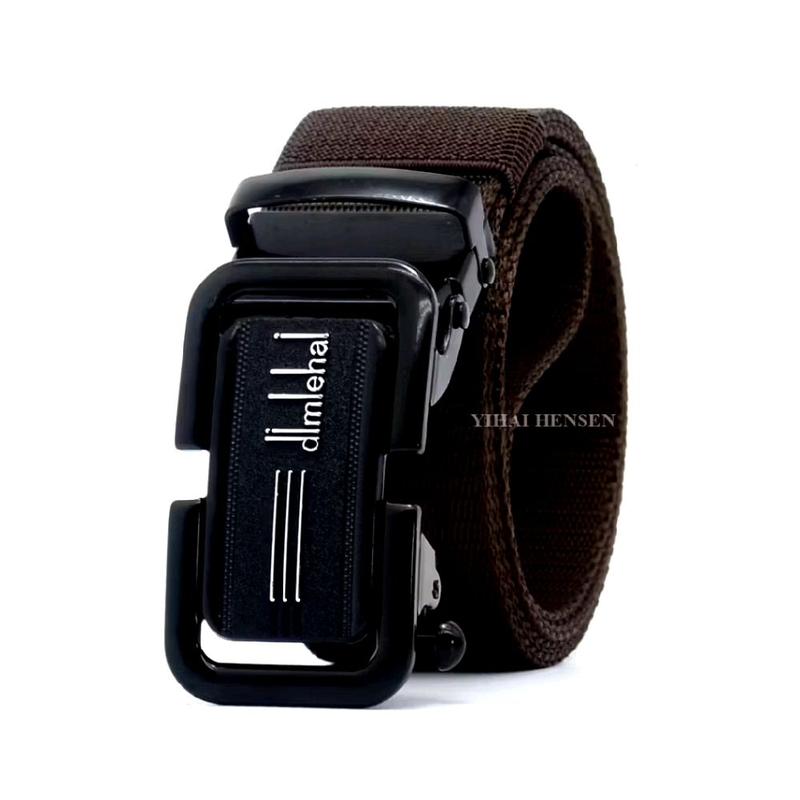 Ikat Pinggang Pria Nylon Canvas Trendy fashion Gesper Besi || G - 009 6