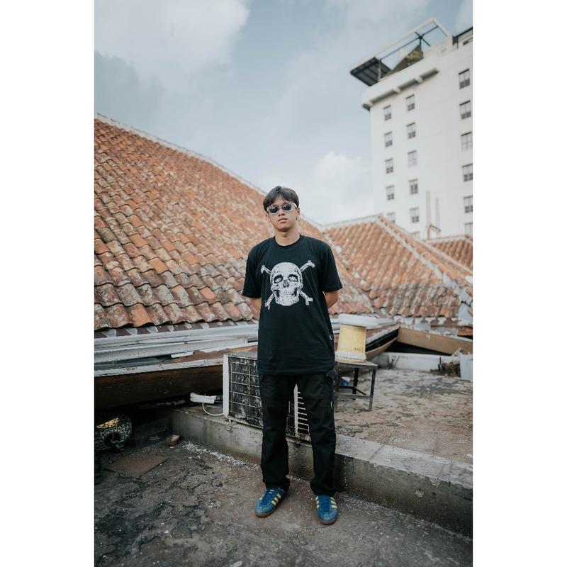 【COD】 Kaos  Pria  BBTU - T-SHIRT - SKULL ARTWORK FF 6
