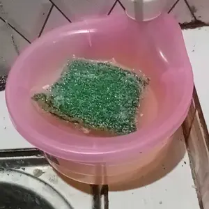 samiaku- Dispenser sabun cair cuci piring + spoon Biru Plastik Aesthetic pump sabur cair serbaguna
