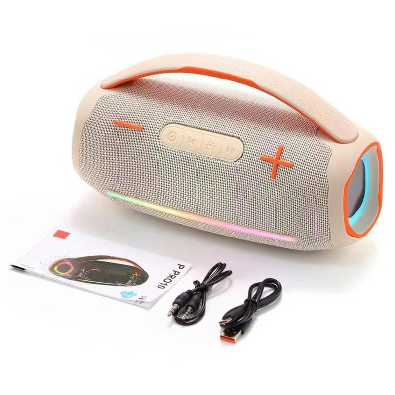 Loa Bluetooth Pro 10 Thiết Kế Đẹp, Âm Thanh Sống Động, Công Suất 30W Thiết Kế Hợp Để Mang Đi Du Lịch