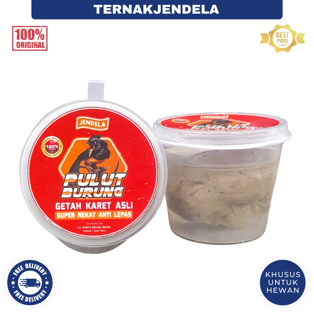 PULUT BURUNG SUPER LENGKET 20 GRAM - Lem Jebakan Getah Karet Asli