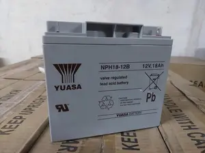 Baterai UPS Inverter YUASA Taiwan NPH18-12B 12v 18ah Battery AGM VRLA. Original Garansi Packing Aman