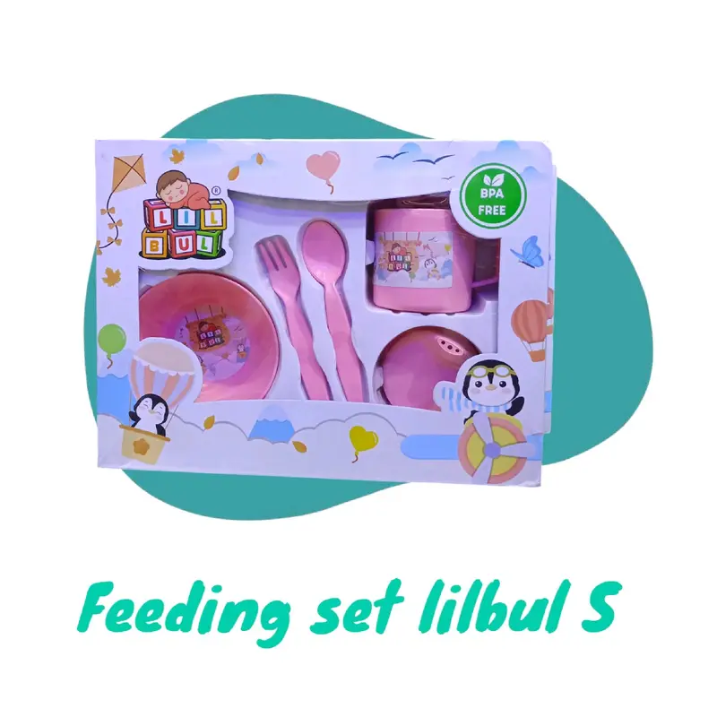 feeding set/ tempat makan bayi set ukuran kecil 2