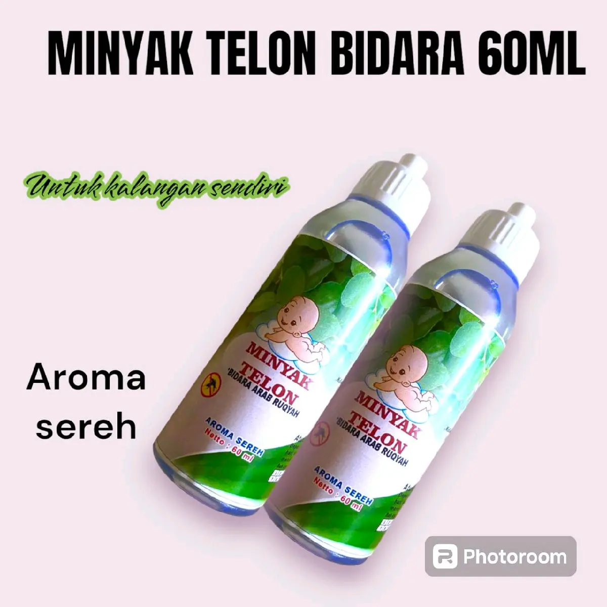 Minyak Bidara Plus Sereh 60ml untuk Bayi dan Cowok telon botol baby cream eucalyptus