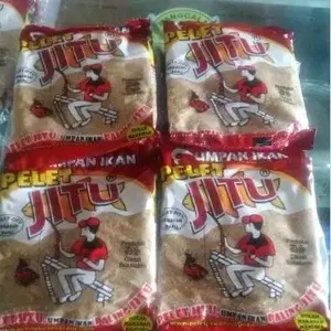 Umpan Pelet Jitu Merah Perbungkus Cocok Segala Ikan Terlaris