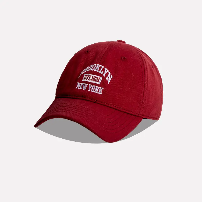 Mũ Bóng Chày Thêu Chữ Đơn Giản, Unisex, Cotton Mềm, Snapback, Ngoài Trời, Thường Ngày, Có Thể Điều Chỉnh, Hip Hop, Mũ Chống Nắng 4