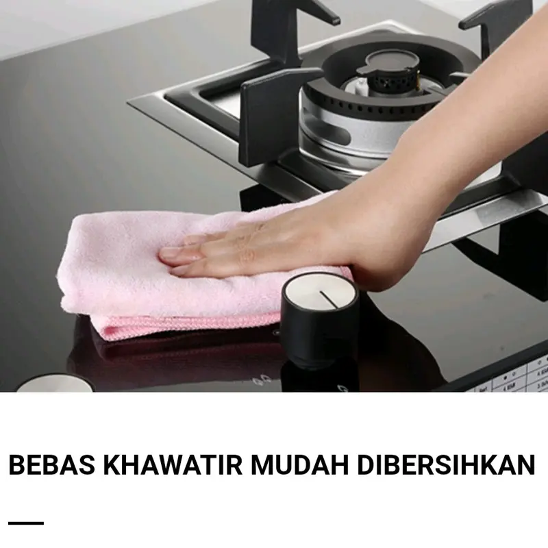 FOTILE Kompor Tanam Gas 2 Tungku/Built-In Hob Gas type GHG732025 Free Baterai Free Installasi 3