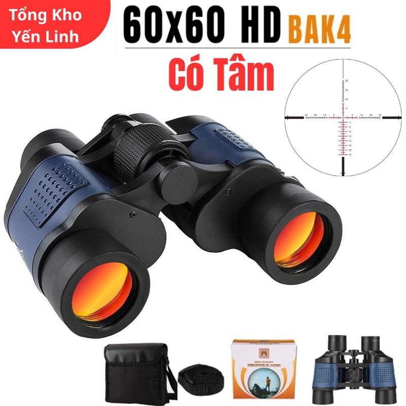 Ống Nhòm 2 Mắt Binoculars M8 60x60 Cao Cấp | Zoom Xa 2000m Hình Ảnh Siêu Sáng - Tổng Kho Yến Linh