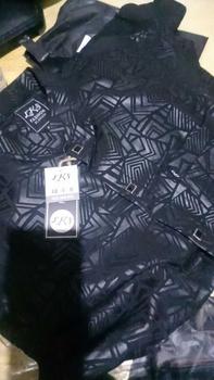 Product Review of Kemko sultan atau  Koko tangan pendek  Atasan Pria Dewasa motif etnik depan kancing vareasi bahan  Katun embos berkualitas terbaik Nyaman di pakai Baju Hitam from @**0 2
