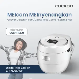 CUCKOO Digital Rice Cooker 1.8 L CR-1020F/WH Magic Com Penanak Nasi
